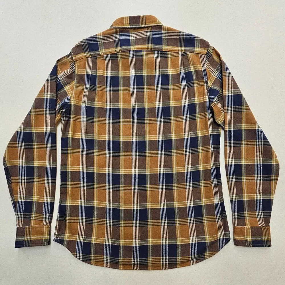 J.Crew Wallace & Barnes Flannel Plaid Button Down Slim M